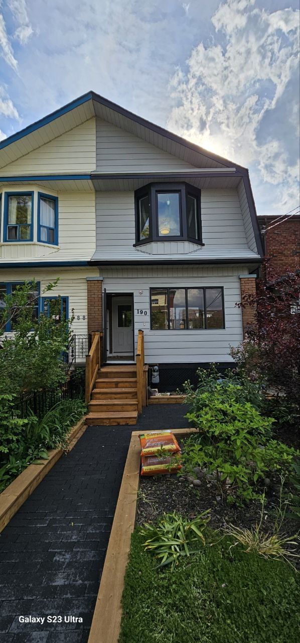 House exterior after